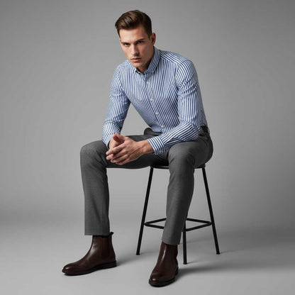 Antonio Striped Shirt | Men's Dress Shirt