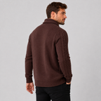 Men's Classic Cable Knit Button-Front Cardigan