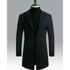 Men's Tailored Long Winter Overcoat