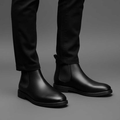 Classic Chelsea Boots Men | Stylish Leather Footwear