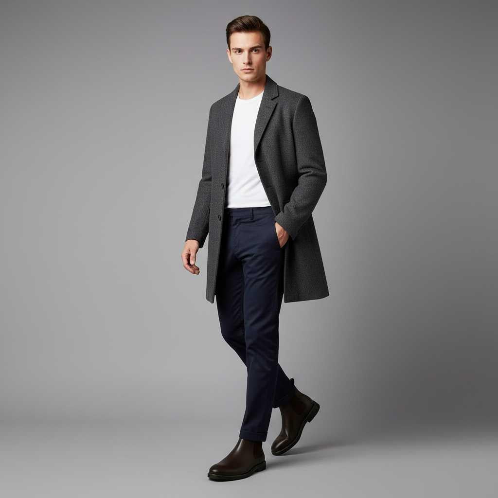Classic Chelsea Boots Men | Stylish Leather Footwear