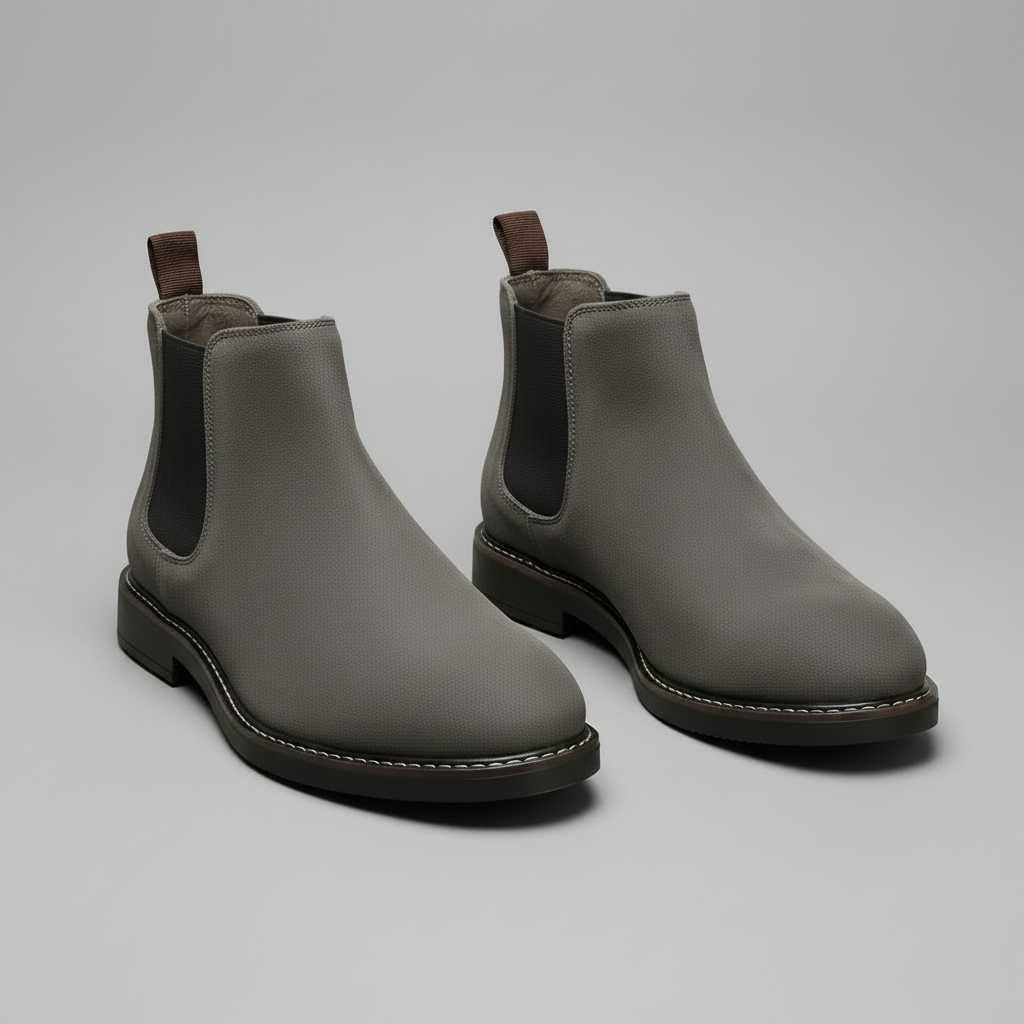 Classic Chelsea Boots Men | Stylish Leather Footwear