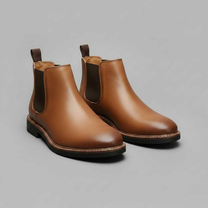 Classic Chelsea Boots Men | Stylish Leather Footwear