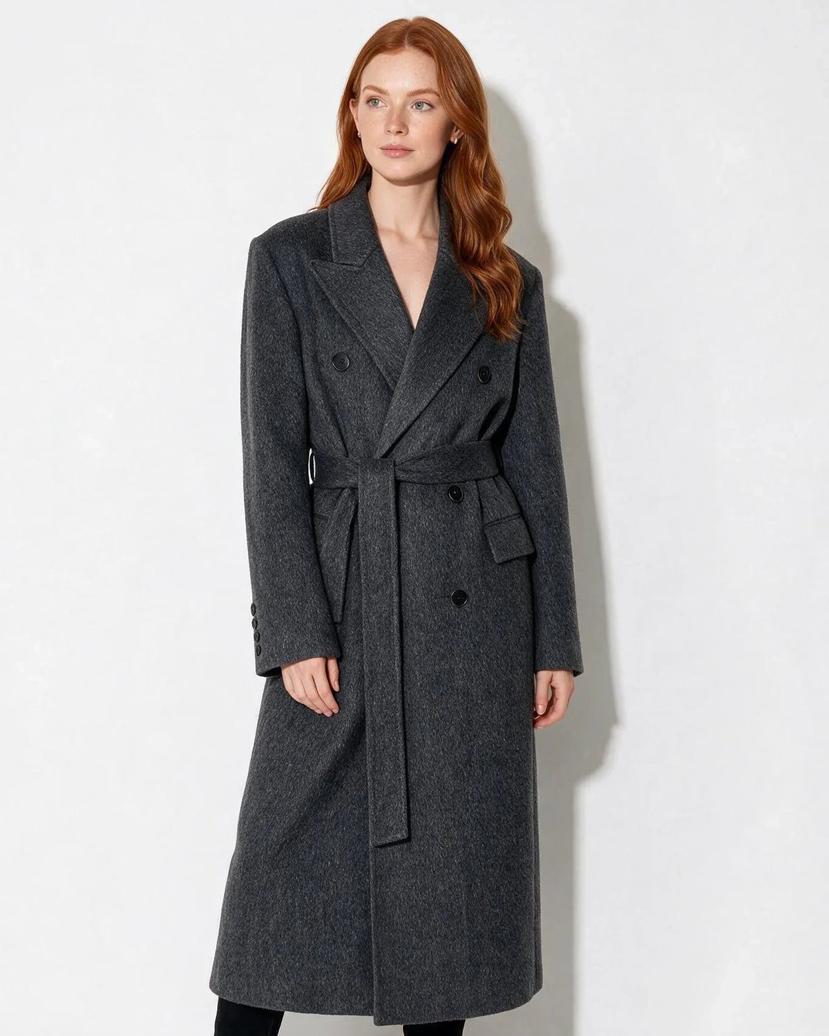 Women's Tailored Double-Breasted Winter Coat
