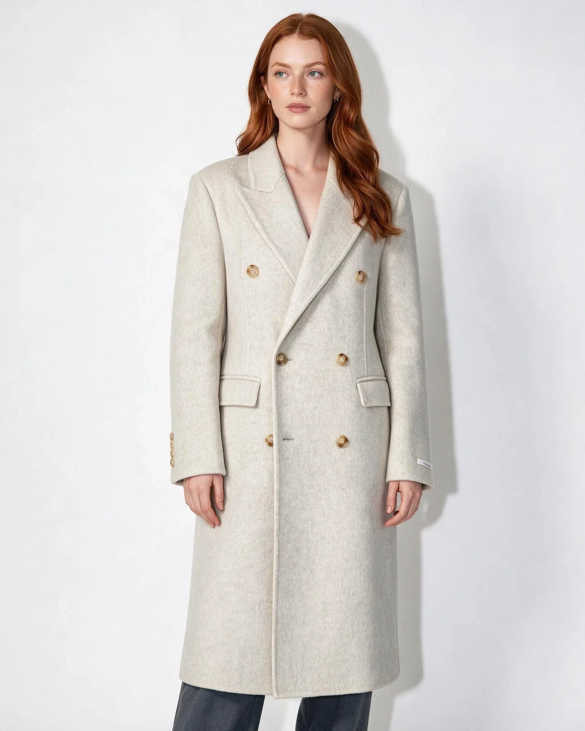 Women's Tailored Double-Breasted Winter Coat
