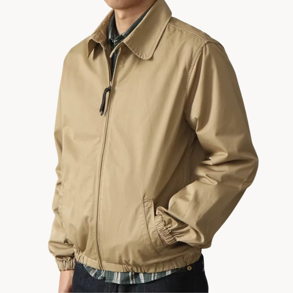 Men's Lightweight Zip-Up Bomber Jacket