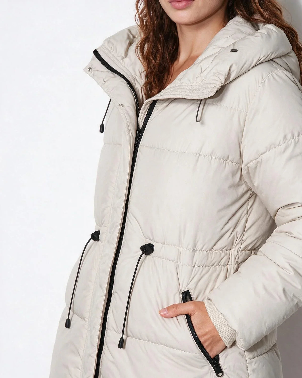 Women's Warm Hooded Water-Resistant Winter Coat