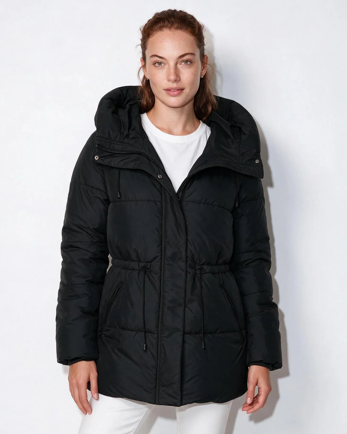 Women's Warm Hooded Water-Resistant Winter Coat