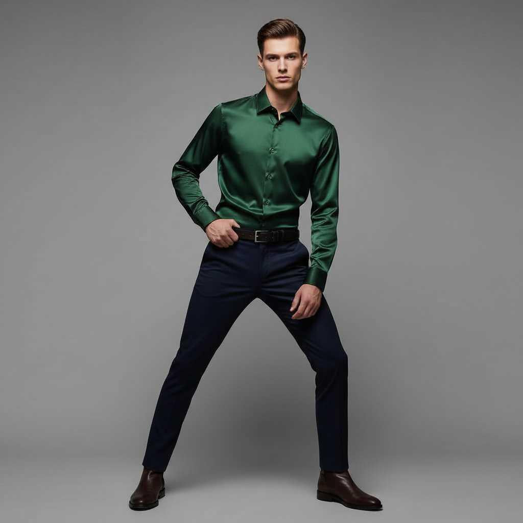 Men's Wrinkle-Free Classic Dress Shirt
