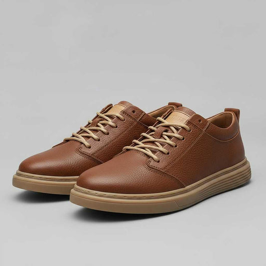 Men's Leather Sneakers | Stylish Comfort Trainers