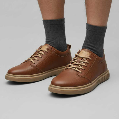 Men's Leather Sneakers | Stylish Comfort Trainers
