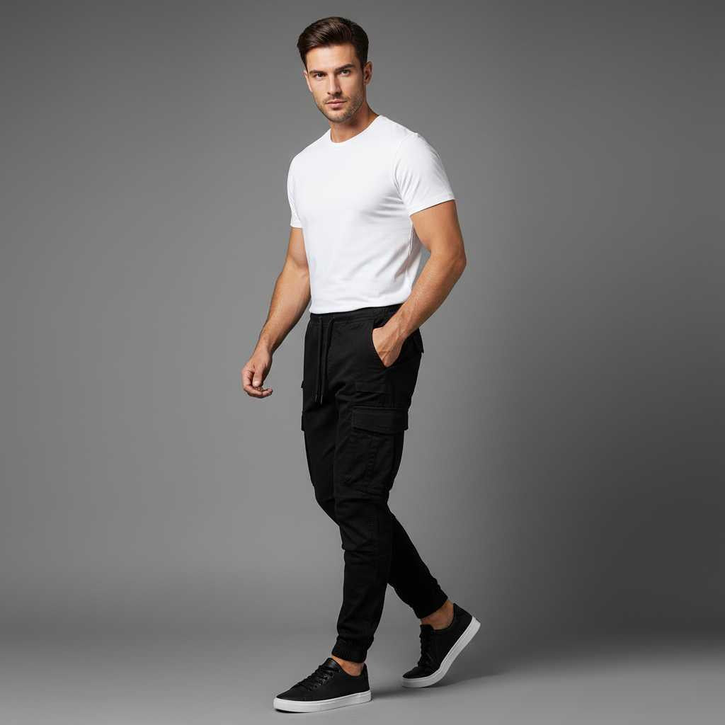 Men's Tactical Multi-Pocket Cargo Trousers