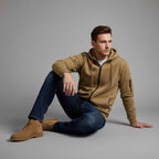 Men's Utility Zip-Up Hoodie with Pockets