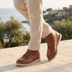 Men's Classic Lace-Up Padded Ankle Boots