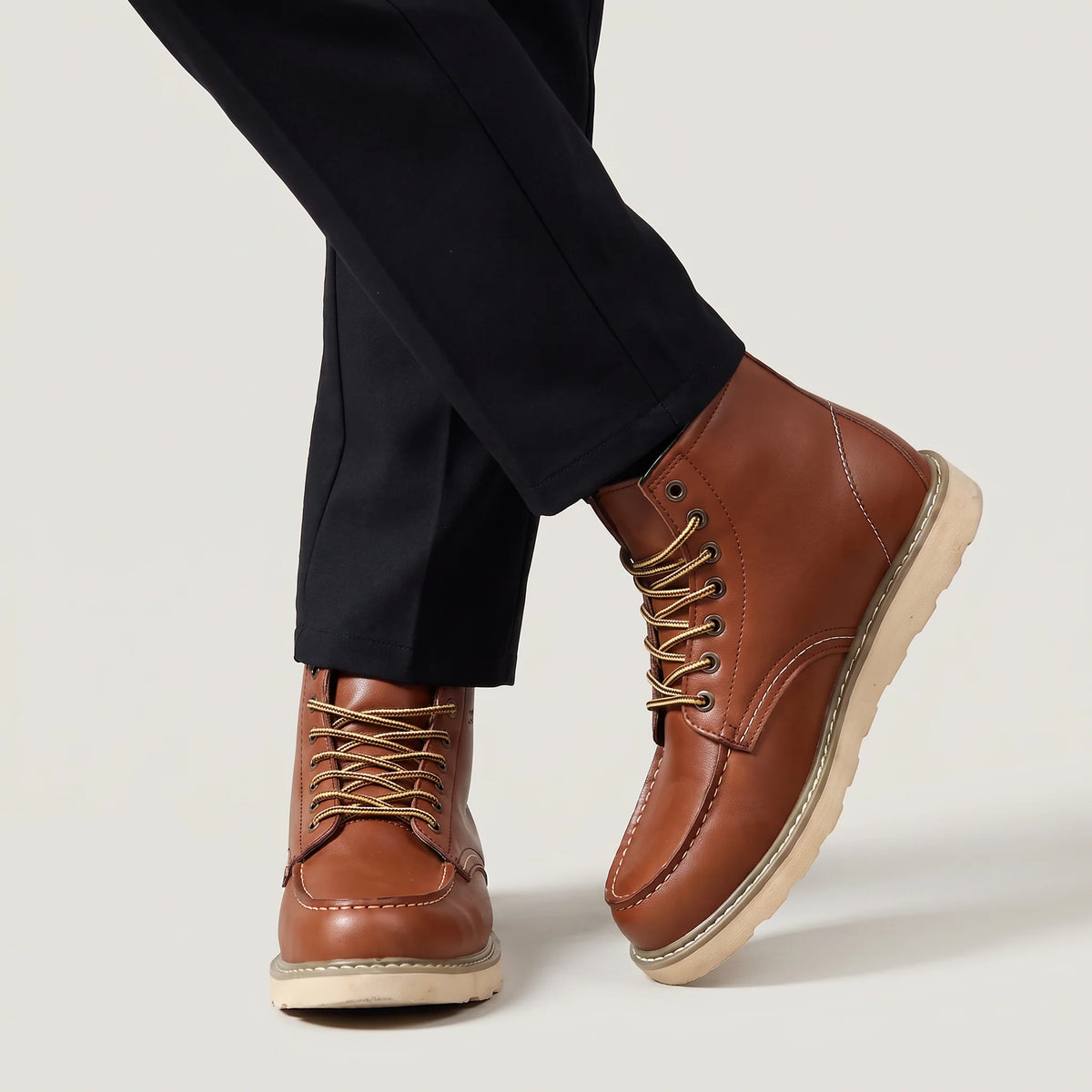 Men's Classic Lace-Up Padded Ankle Boots