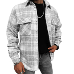 Men's Classic Regular Fit Plaid Flannel Shirt