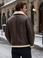 Men's Classic Regular Fit Zip-Up Winter Jacket