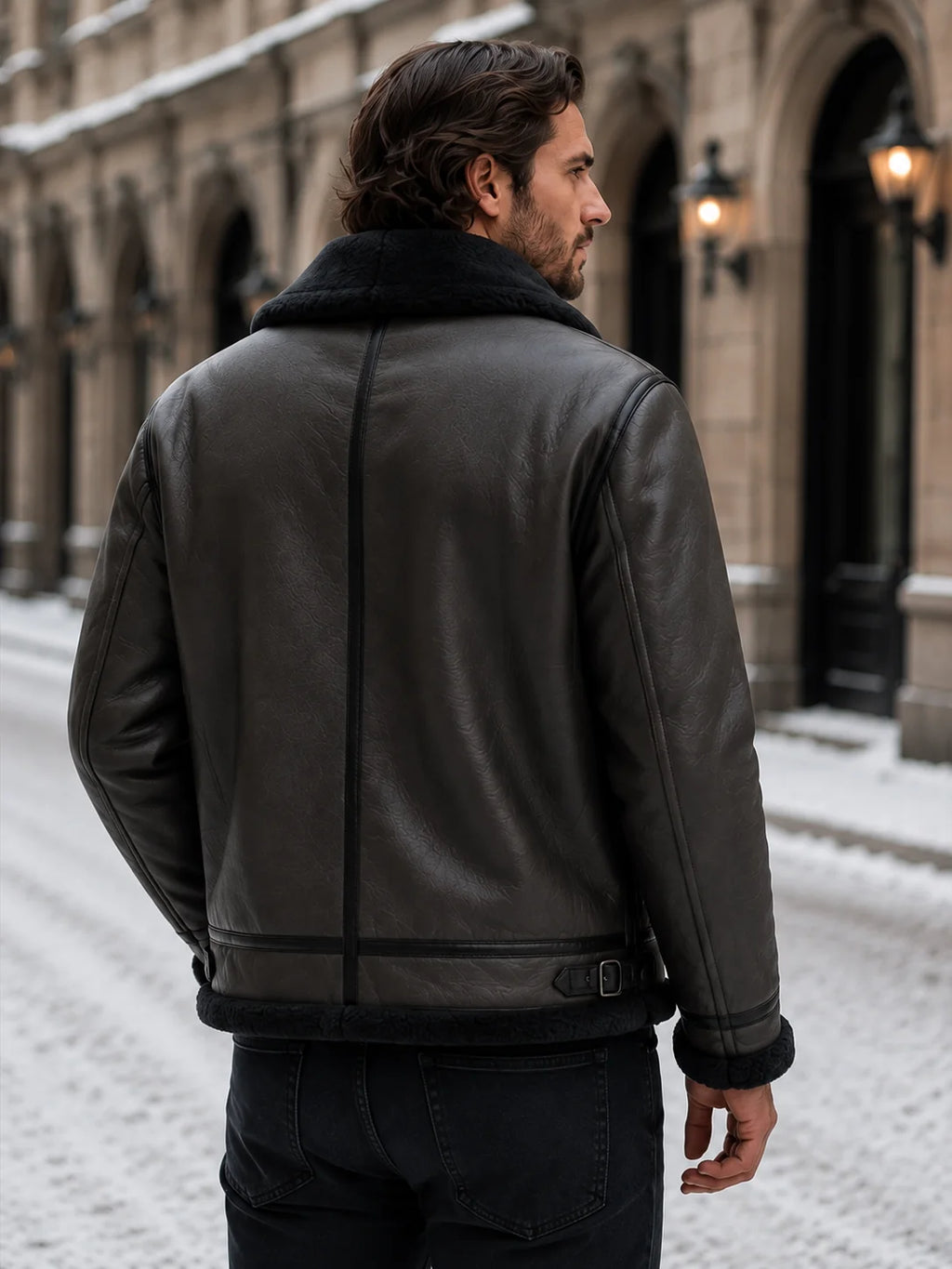 Men's Classic Regular Fit Zip-Up Winter Jacket