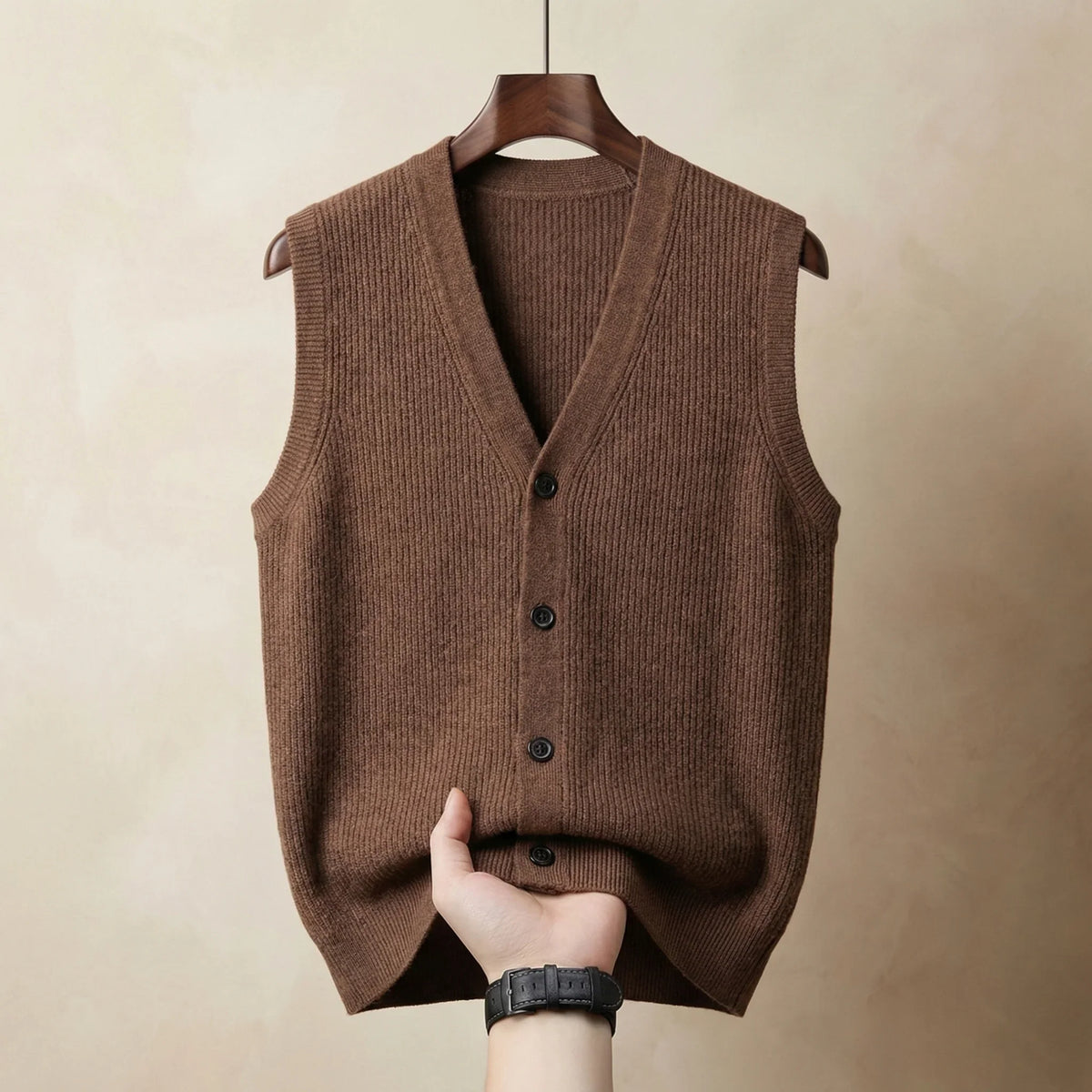 Men's Classic Single-Breasted Waistcoat