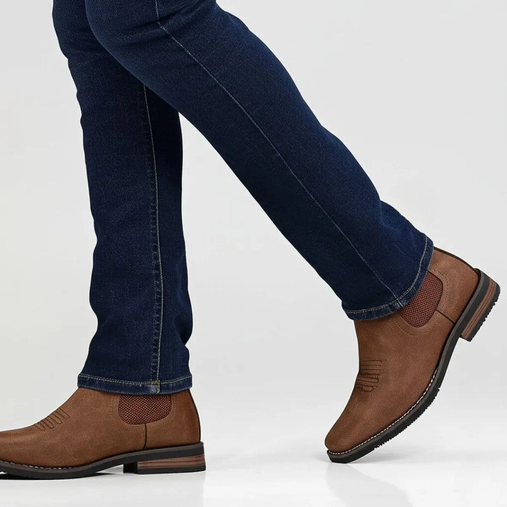 Men's Classic Western-Stitch Chelsea Boots
