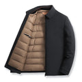Men's Insulated Hooded Wind-Resistant Winter Jacket