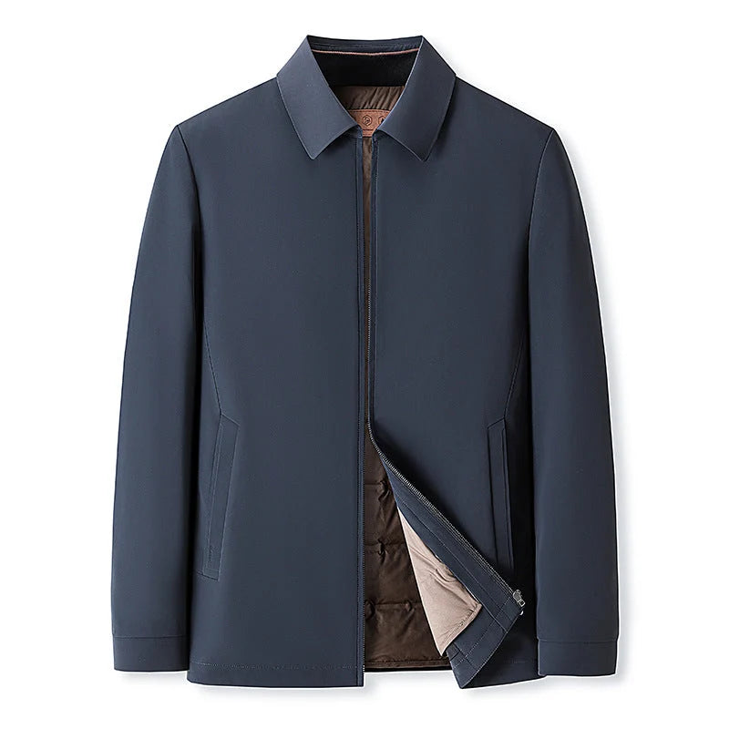 Men's Insulated Hooded Wind-Resistant Winter Jacket