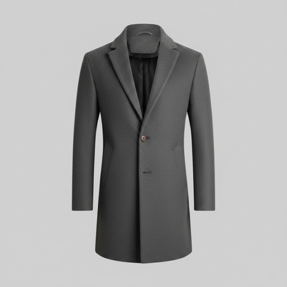 Men's Notched Lapel Overcoat | Elegant Men's Coat for Winter 6