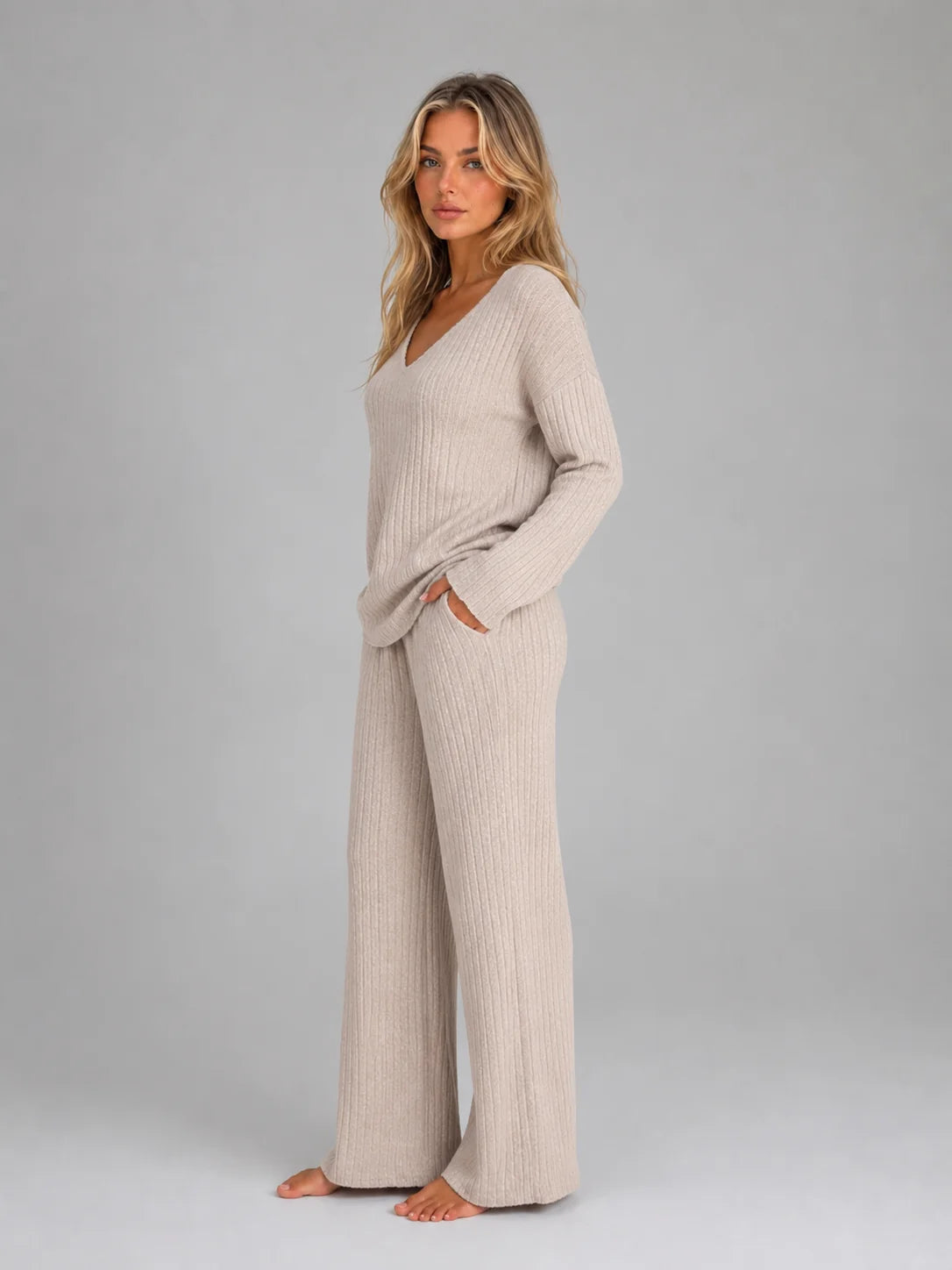 Women's Relaxed Fit Two Piece Lounge Set