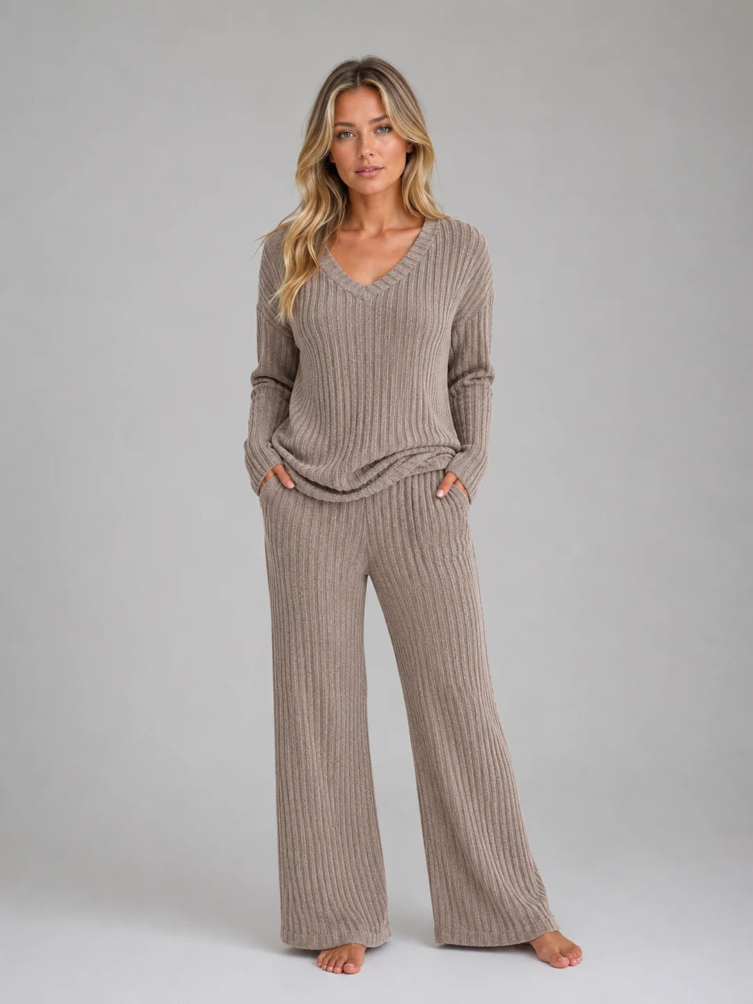 Women's Relaxed Fit Two Piece Lounge Set