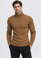 Men's Slim Fit Roll Neck Jumper