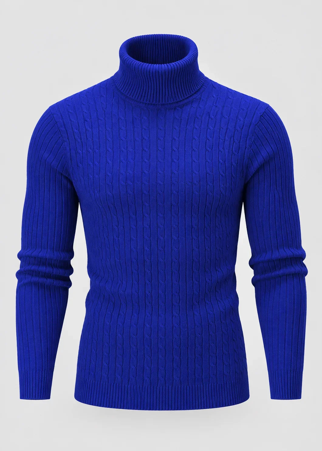 Men's Slim Fit Roll Neck Jumper