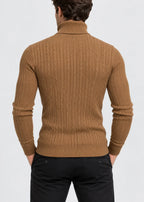 Men's Slim Fit Roll Neck Jumper