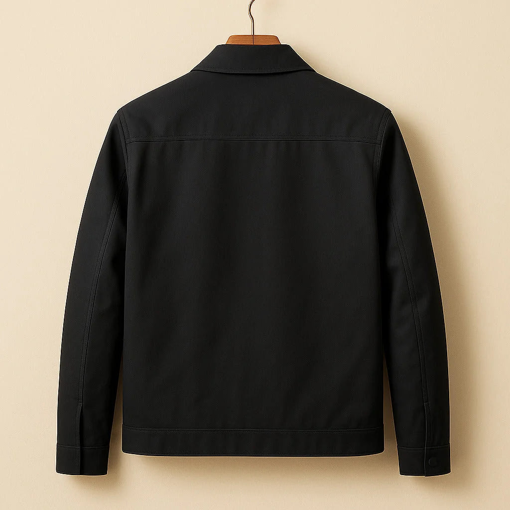 Men's Slim Fit Zip-Up Lined Jacket