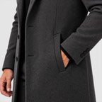 Men's Tailored Knee-Length Winter Overcoat