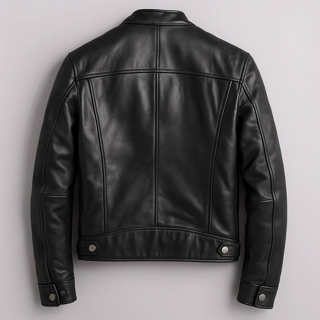 Men's Vintage Slim Fit Genuine Leather Jacket