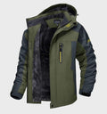 Men's Warm High Collar Zip-Up Fleece Jacket