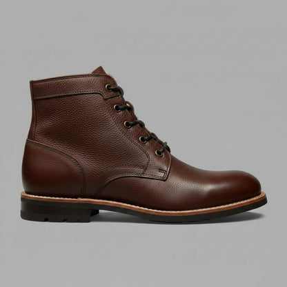 Retro Leather Boots for Men | Classic Footwear