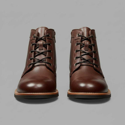 Retro Leather Boots for Men | Classic Footwear