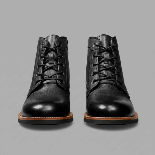 Retro Leather Boots for Men | Classic Footwear