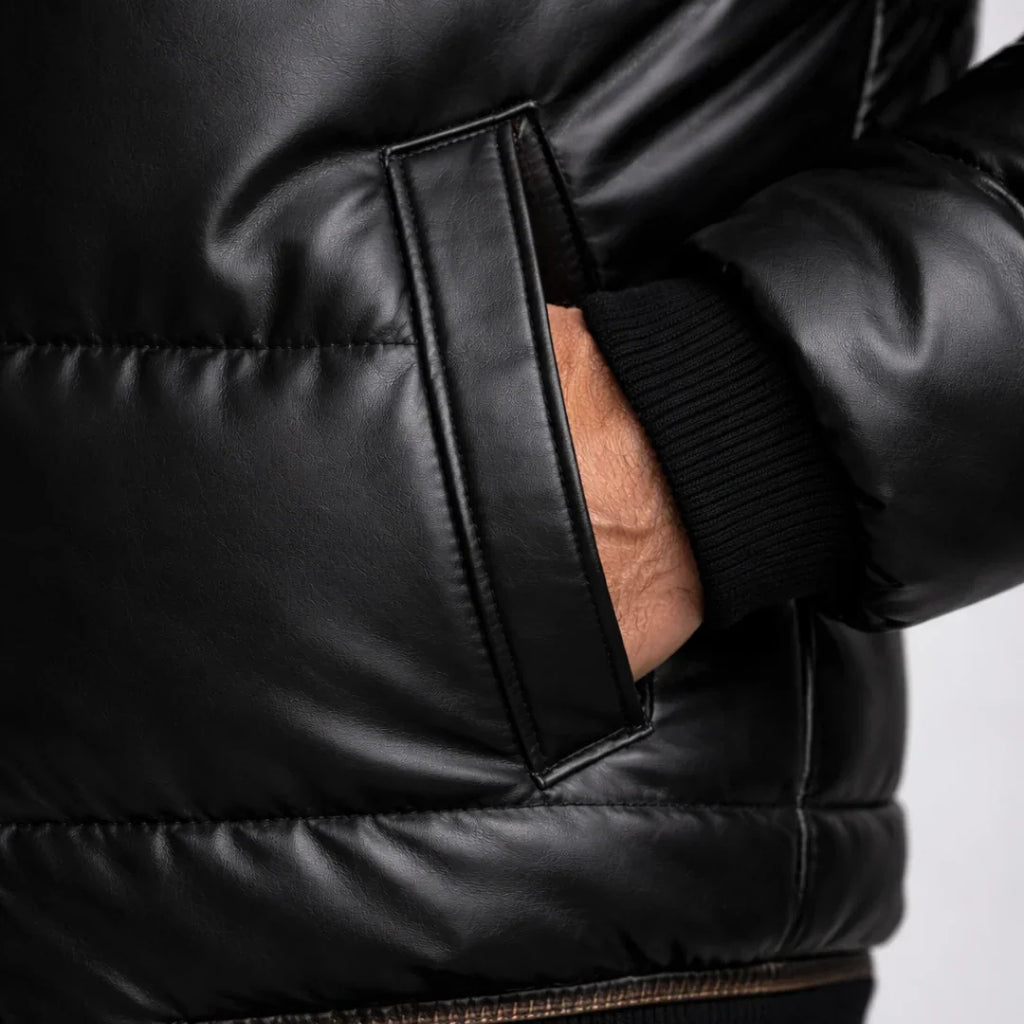 Men's Fur Collar Autumn Puffer Jacket