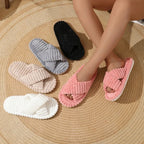 Women's Cozy Non-Slip Plush Indoor Slippers