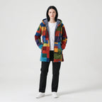 Women's Cozy Relaxed Fit Hooded Jacket