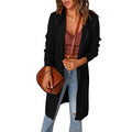 Women's Cozy Relaxed Fit Longline Cardigan