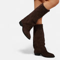 Women's Elegant Knee High Chunky Heel Boots