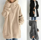 Women's Elegant Lightweight Zip-Up Autumn Hoodie