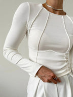 Women's Elegant Long Sleeve Blouse