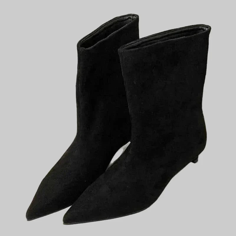 Women's Elegant Pointed Toe Ankle Boots