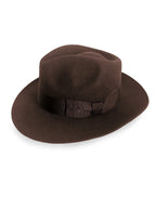 Women's Elegant Structured Wide Brim Felt Fedora Hat