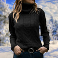 Women's Fitted Lightweight Roll Neck Jumper