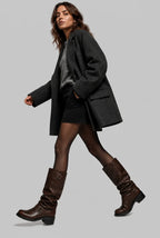 Women's Stylish Buckled Knee-High Boots